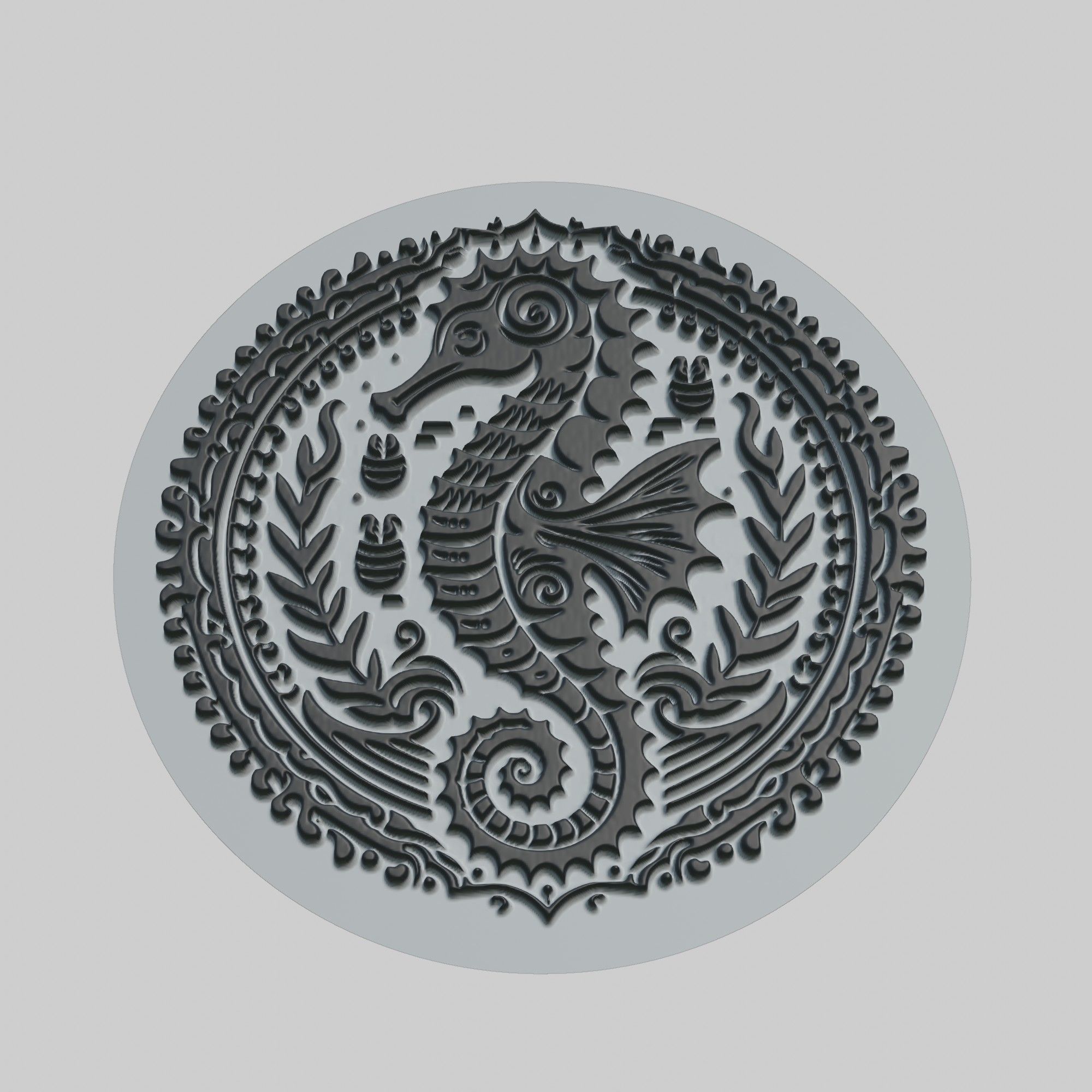 Seahorse Animal 3D print model_1