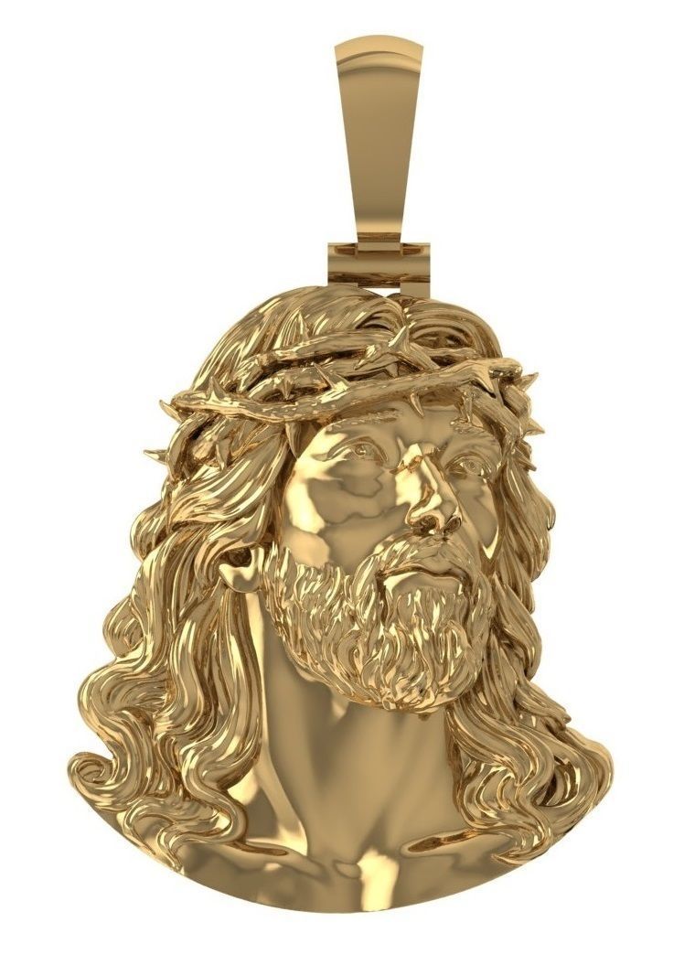 jesus face 3D model_2