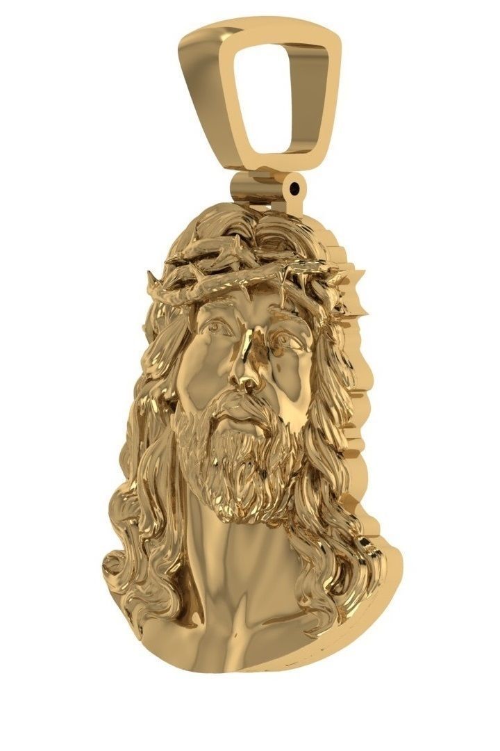 jesus face 3D model_3