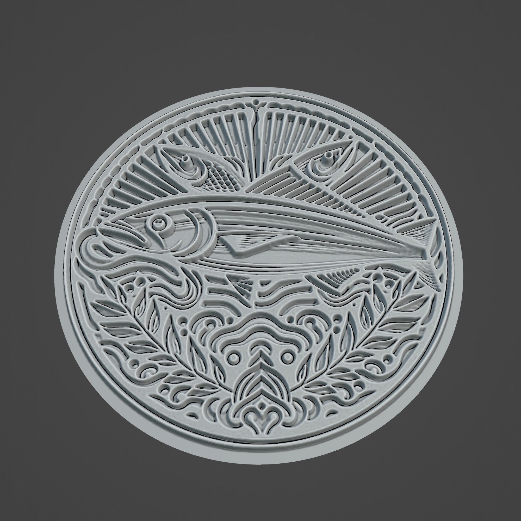 Herring Animal 3D print model_3