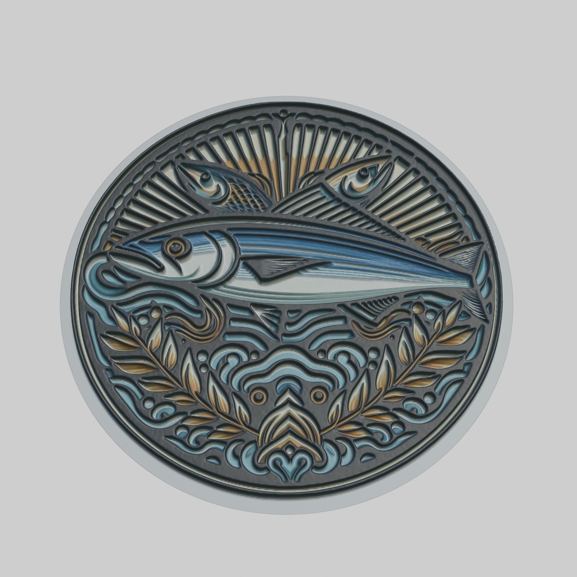 Herring Animal 3D print model_1