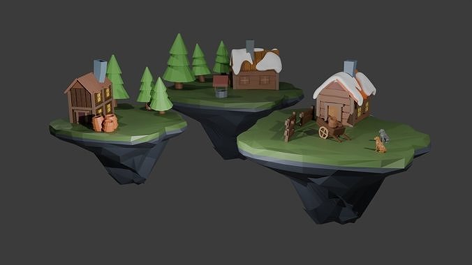 islas 3D model