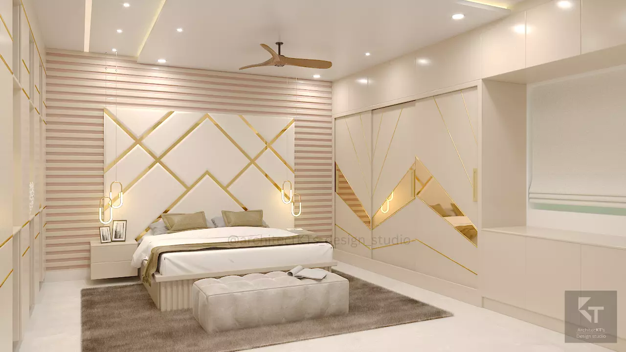 Master Bedroom Interior Design - 4 3D model_0