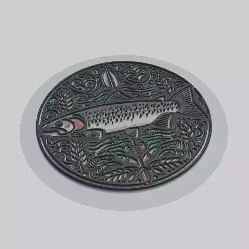 Trout Animal 3D print model