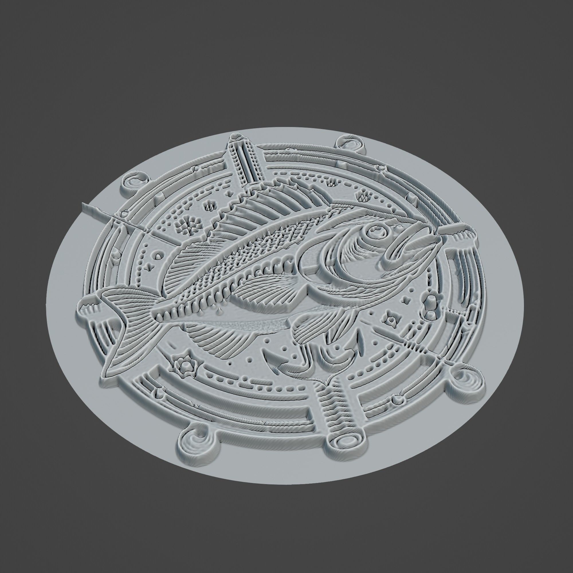 Rockfish Animal 3D print model_2