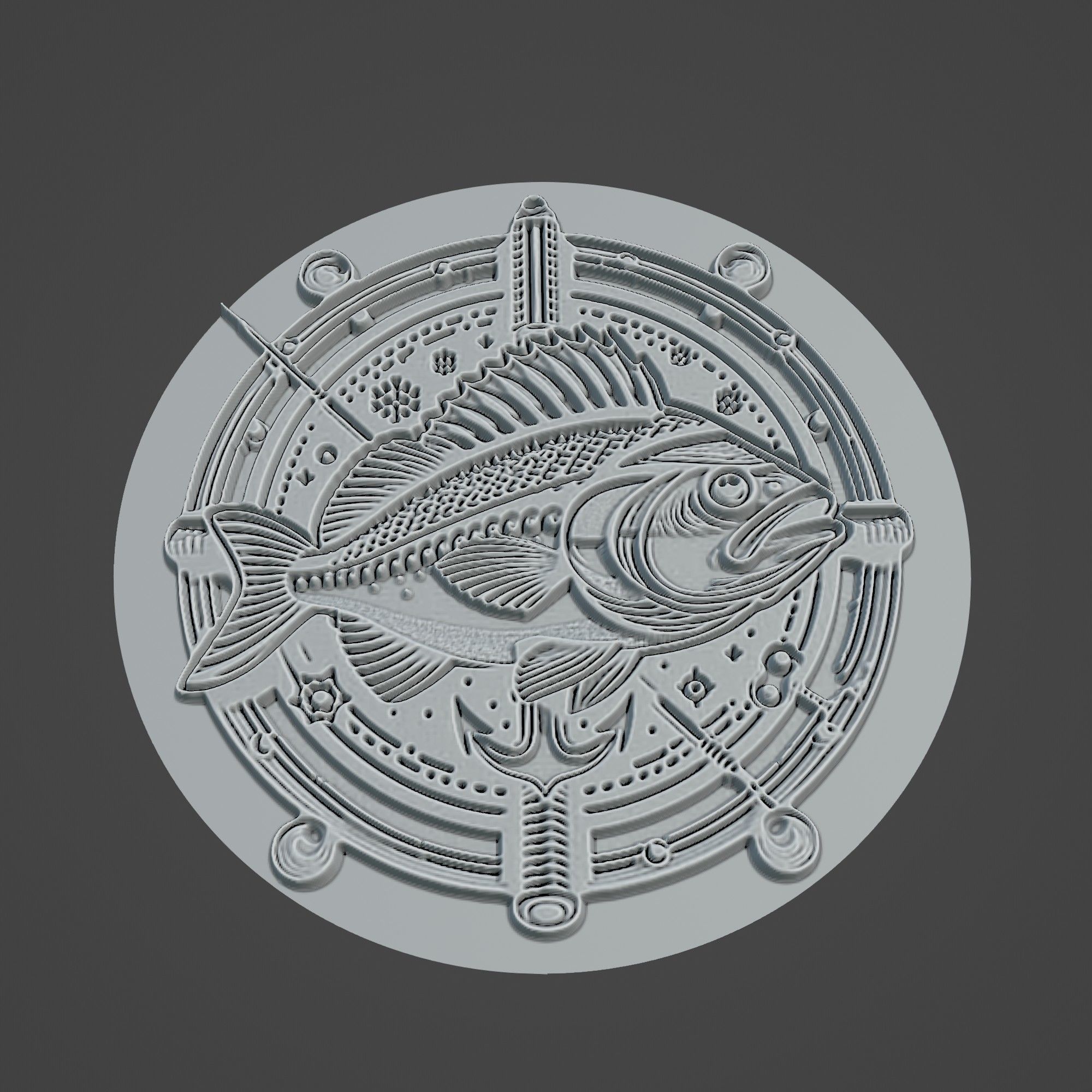 Rockfish Animal 3D print model_3