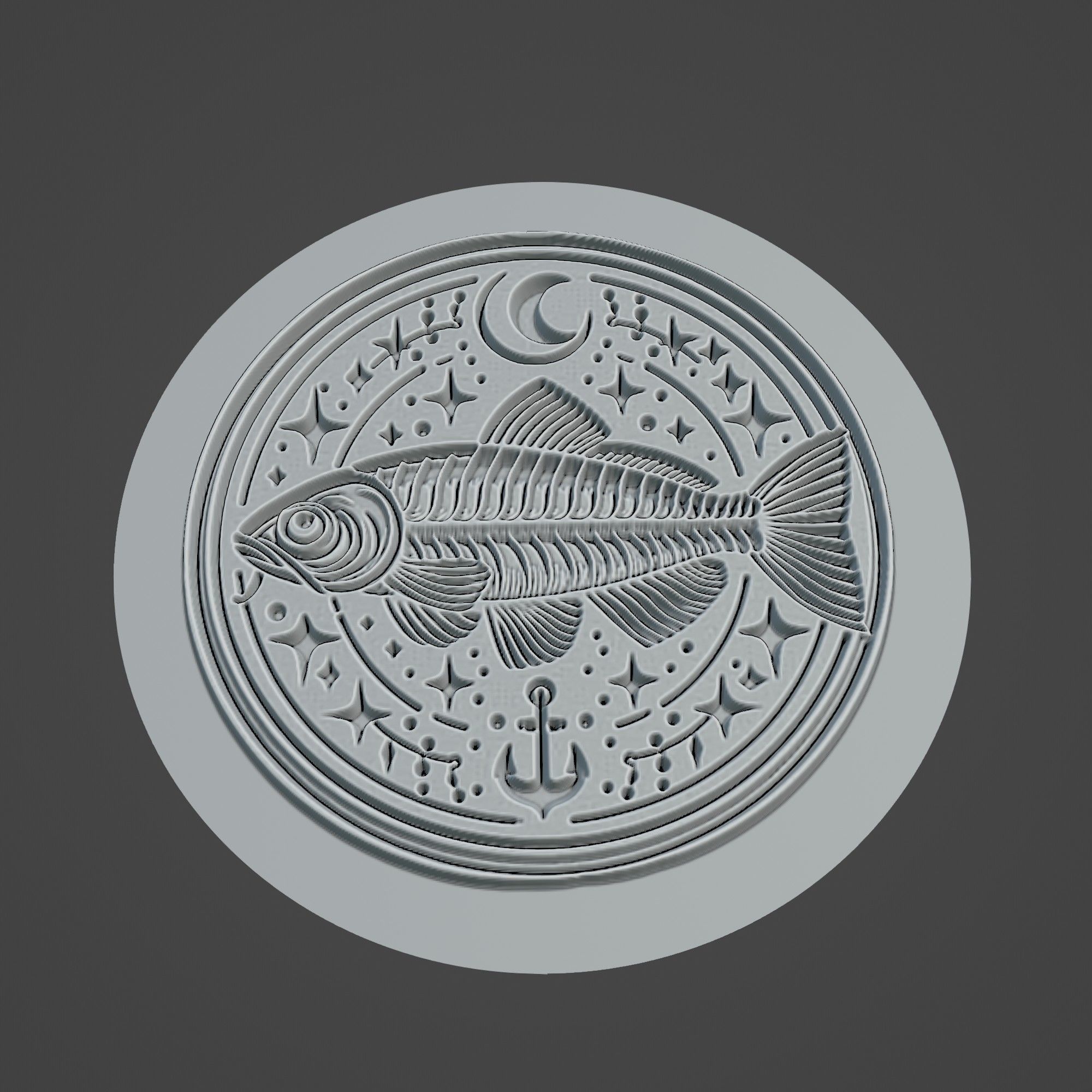 Silverfish Animal 3D print model_3