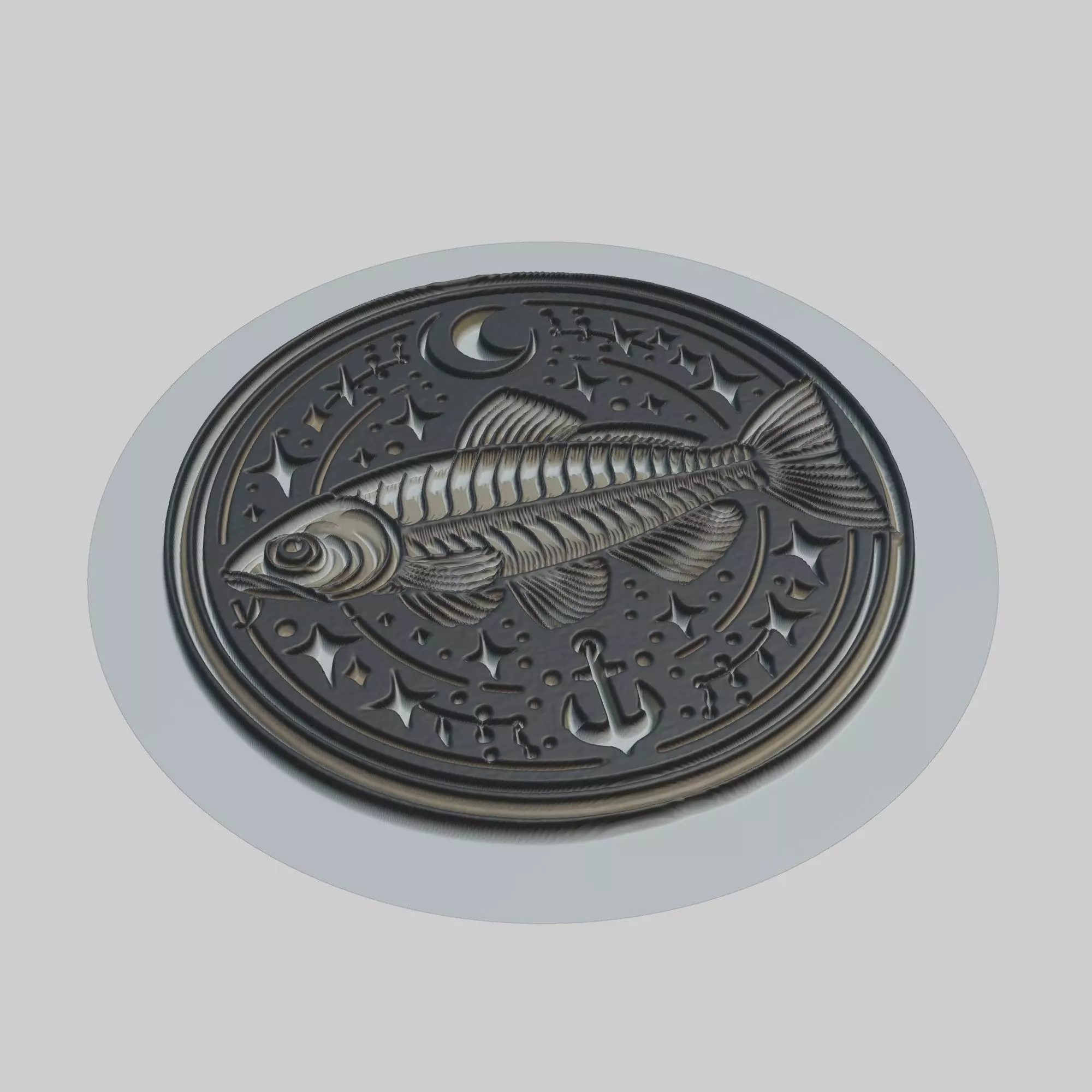 Silverfish Animal 3D print model_0