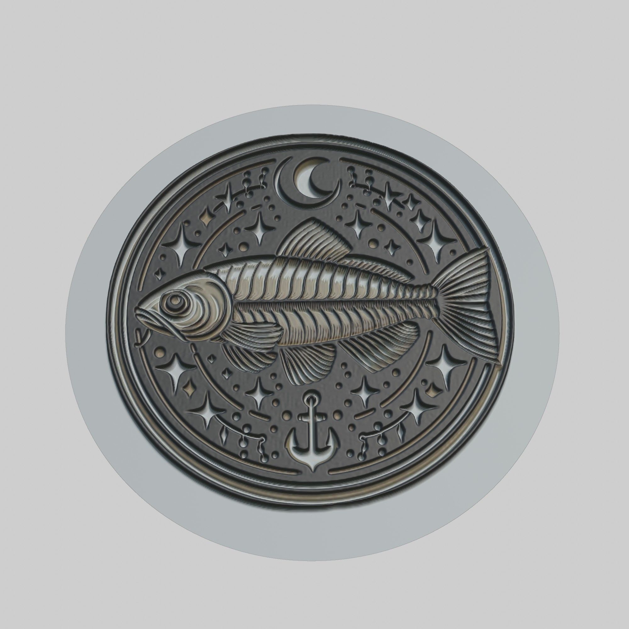 Silverfish Animal 3D print model_1