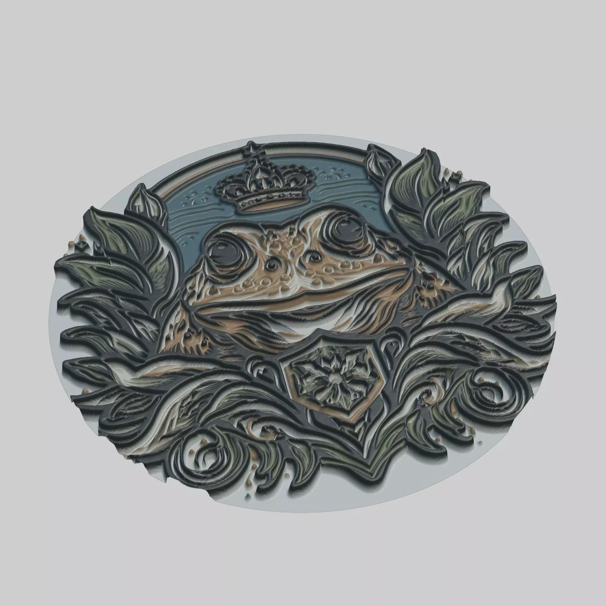 Frogfish Animal 3D print model_0