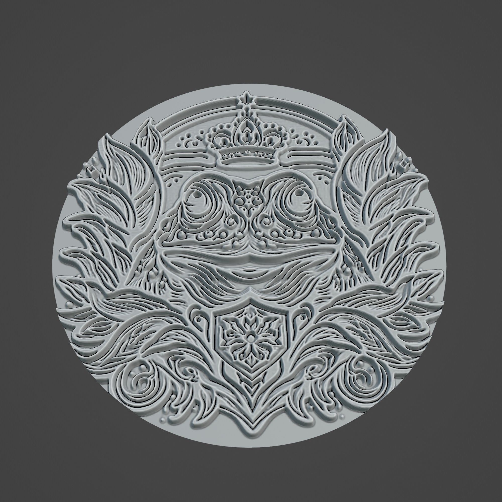 Frogfish Animal 3D print model_3