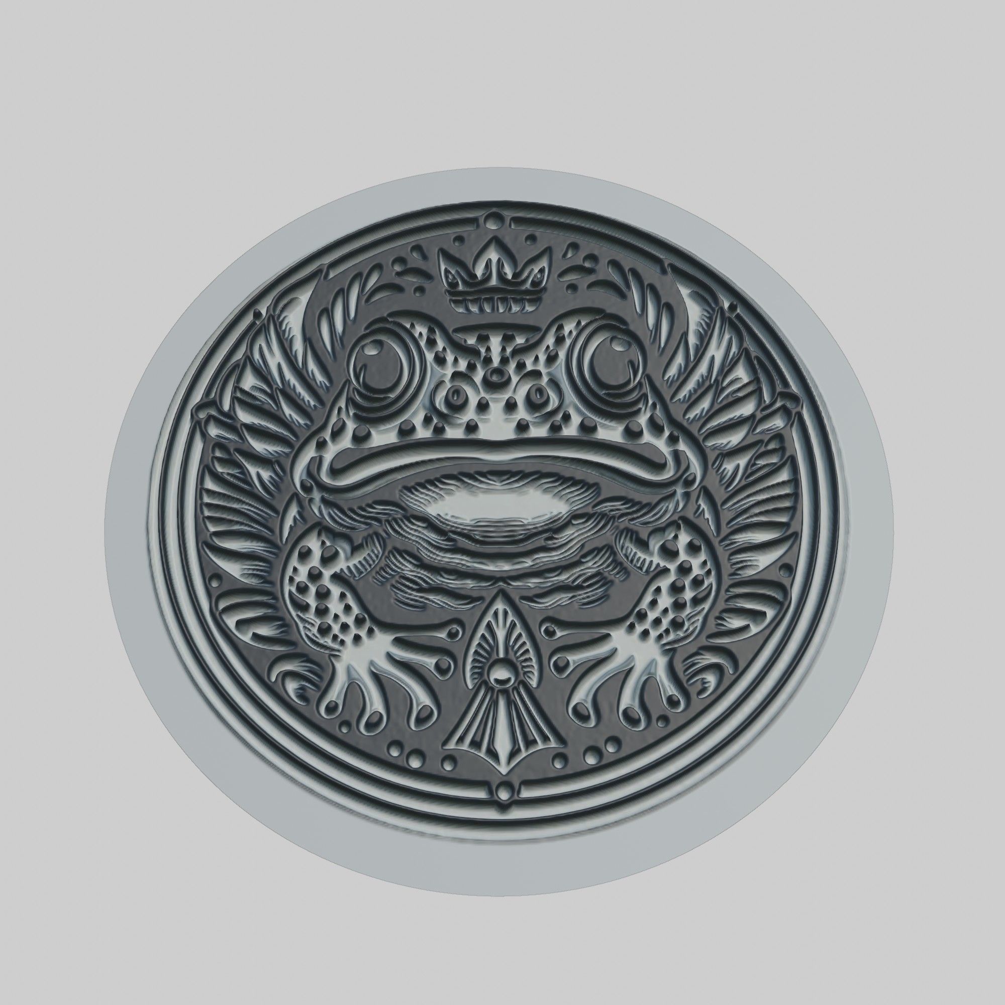 Frogfish Animal 3D print model_1