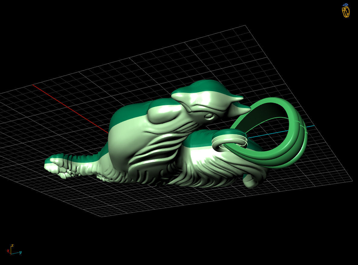 PENDANTS  CHICKEN 3D print model_2