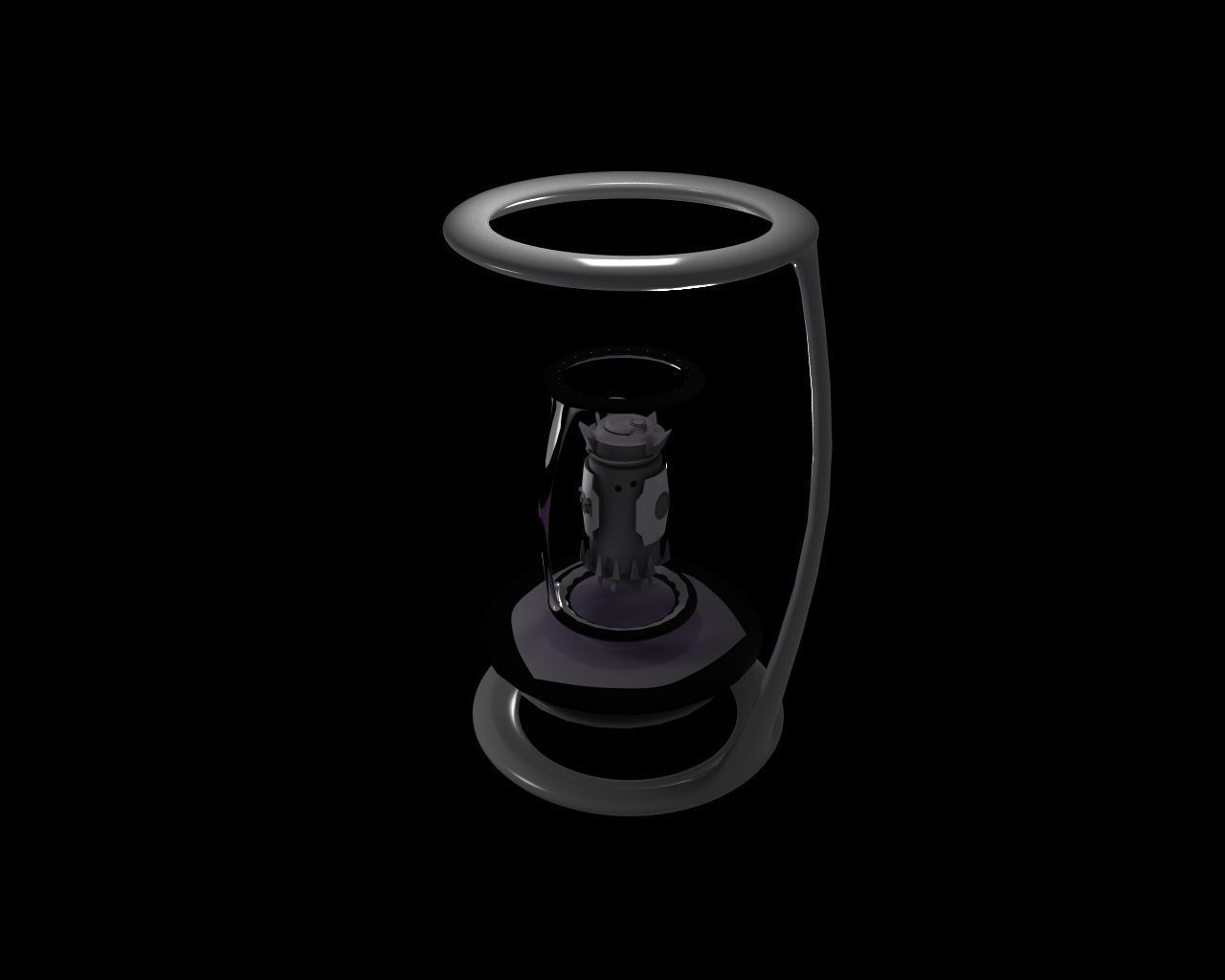 SCI-FI CAN Low-poly 3D model_1