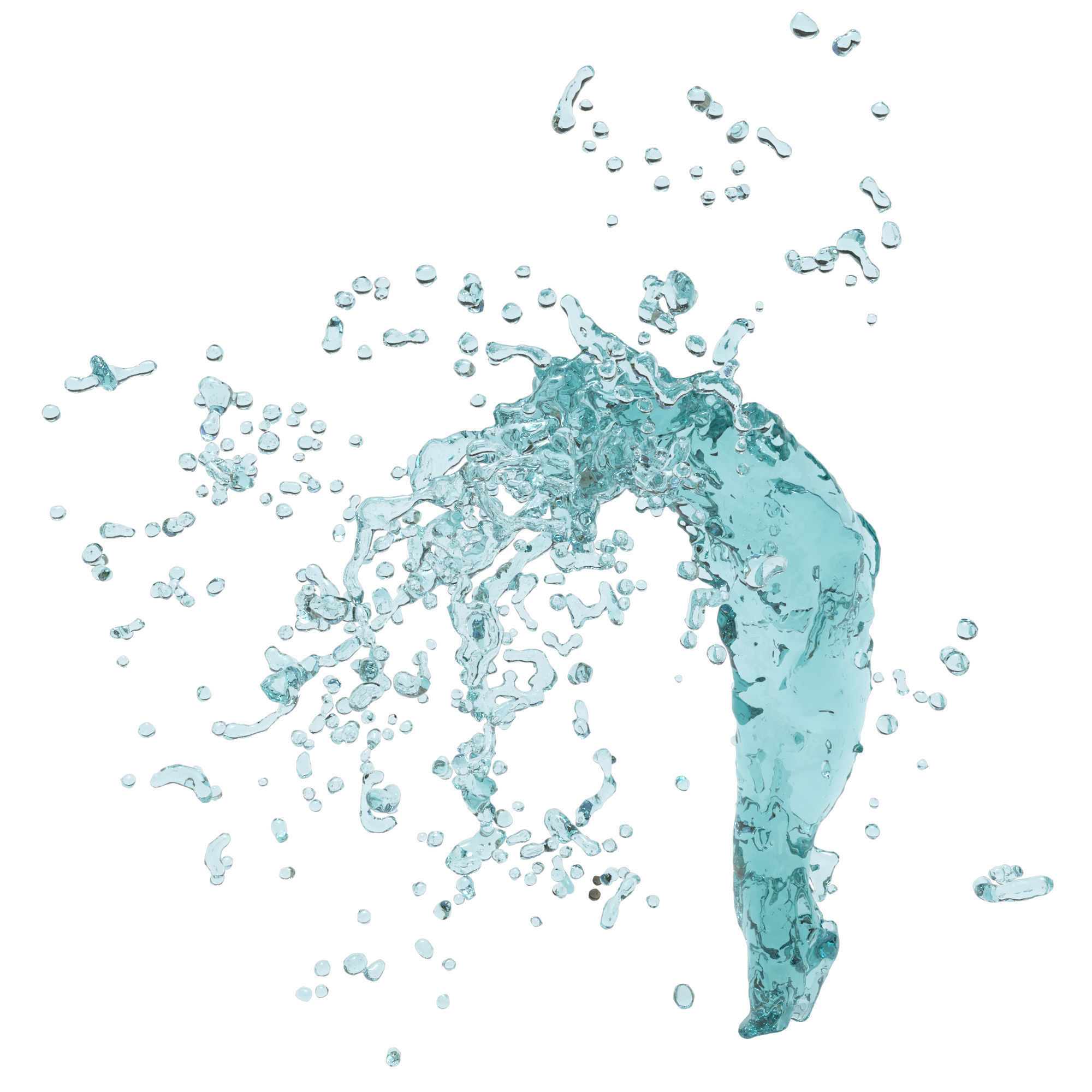 7 Water Splash vol 5 3D model_1