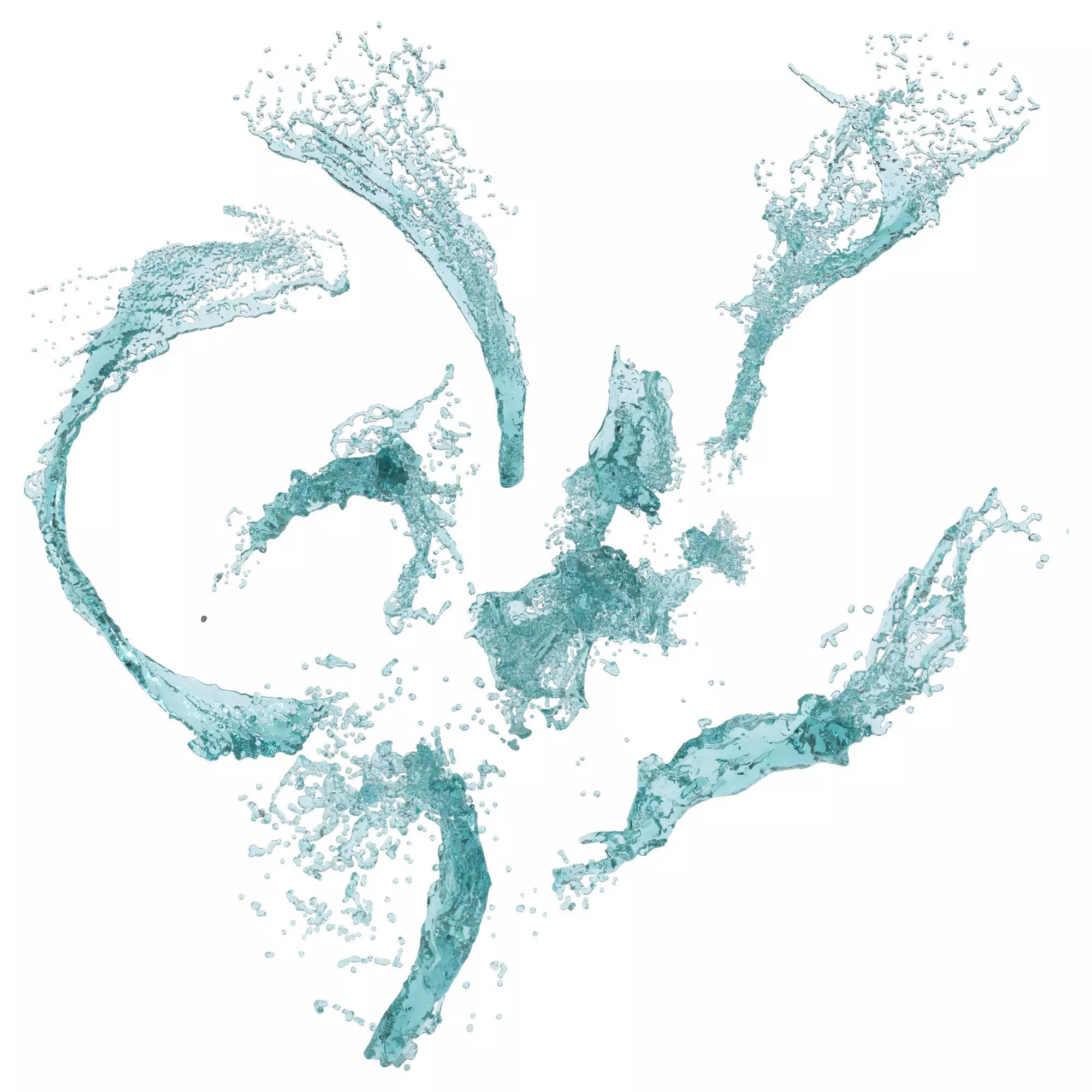 7 Water Splash vol 5 3D model_0