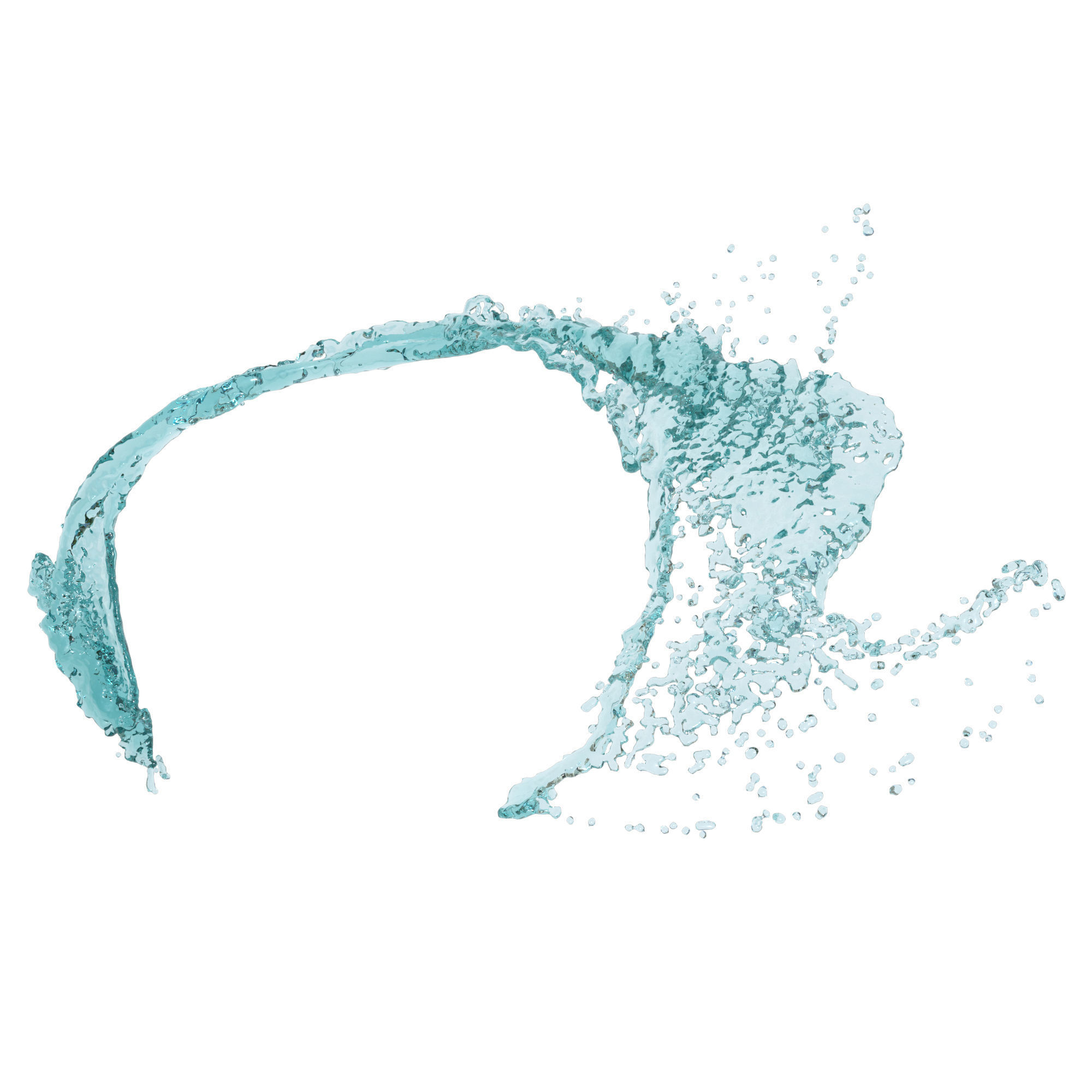 7 Water Splash vol 5 3D model_2