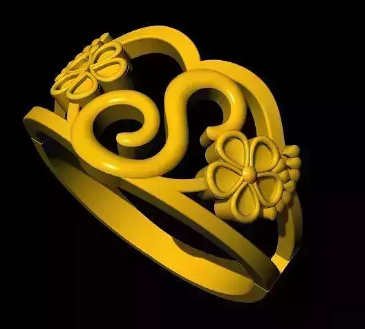 alphabet ring 3dm file