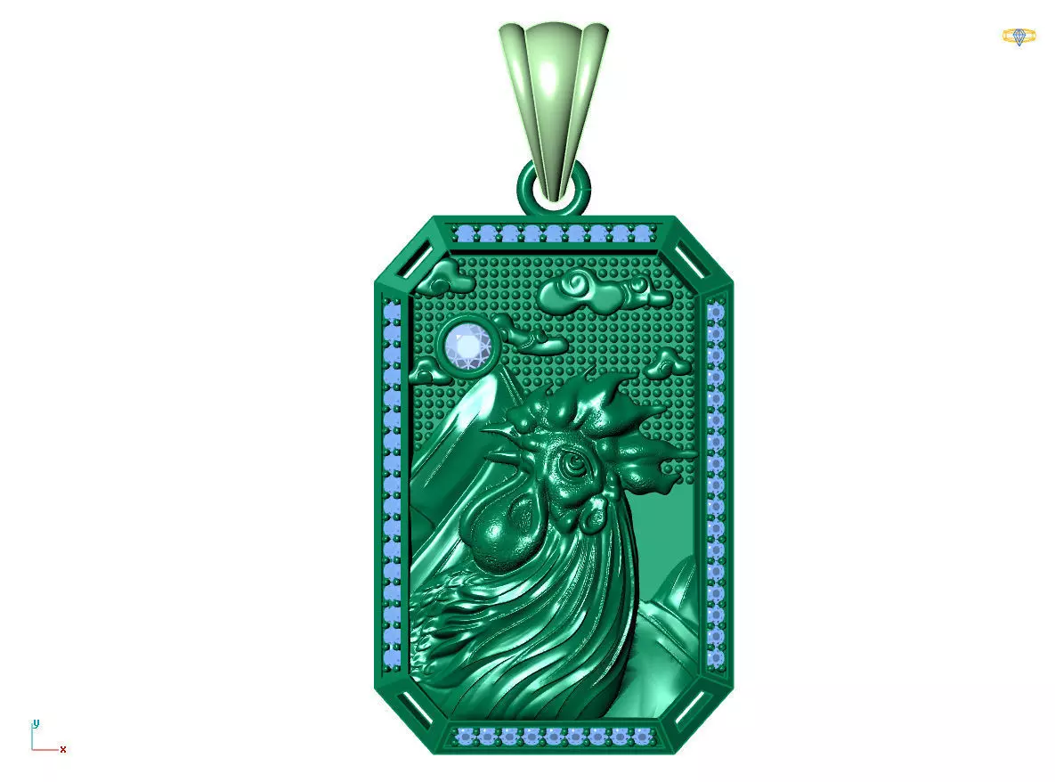  CHICKEN 3D print model_0