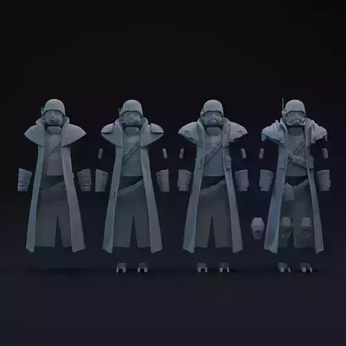 FNV NCR Ranger One-Twelfth Scale Kit 3D Print Files