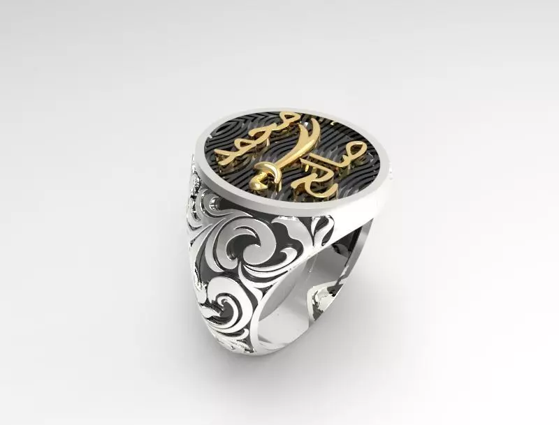  Zulfiqar Sword Ring precious for Boy and Men  3D print model_0