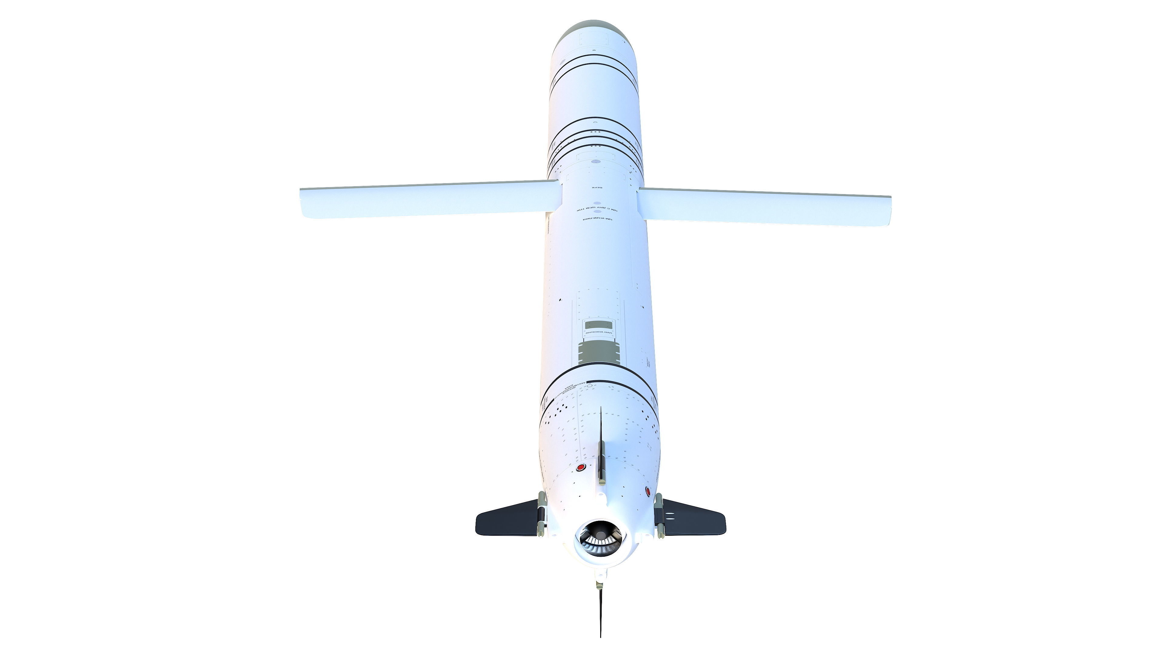 9M727 version of R-500 missile for Iskander-K system 3D model_14