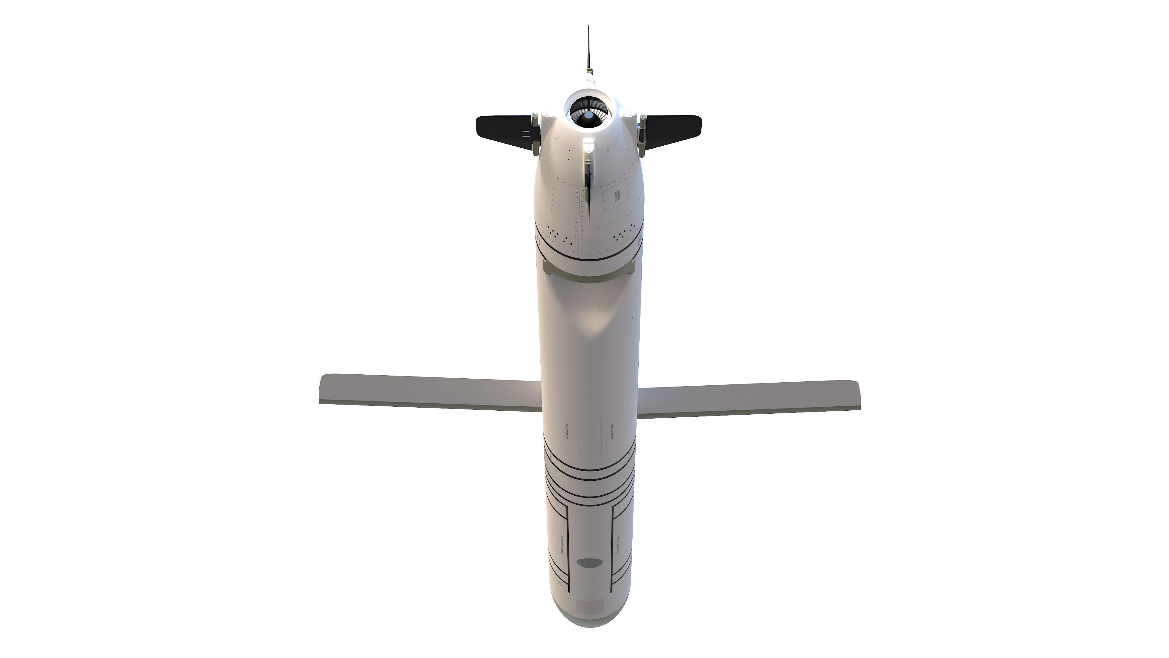 9M727 version of R-500 missile for Iskander-K system 3D model_13