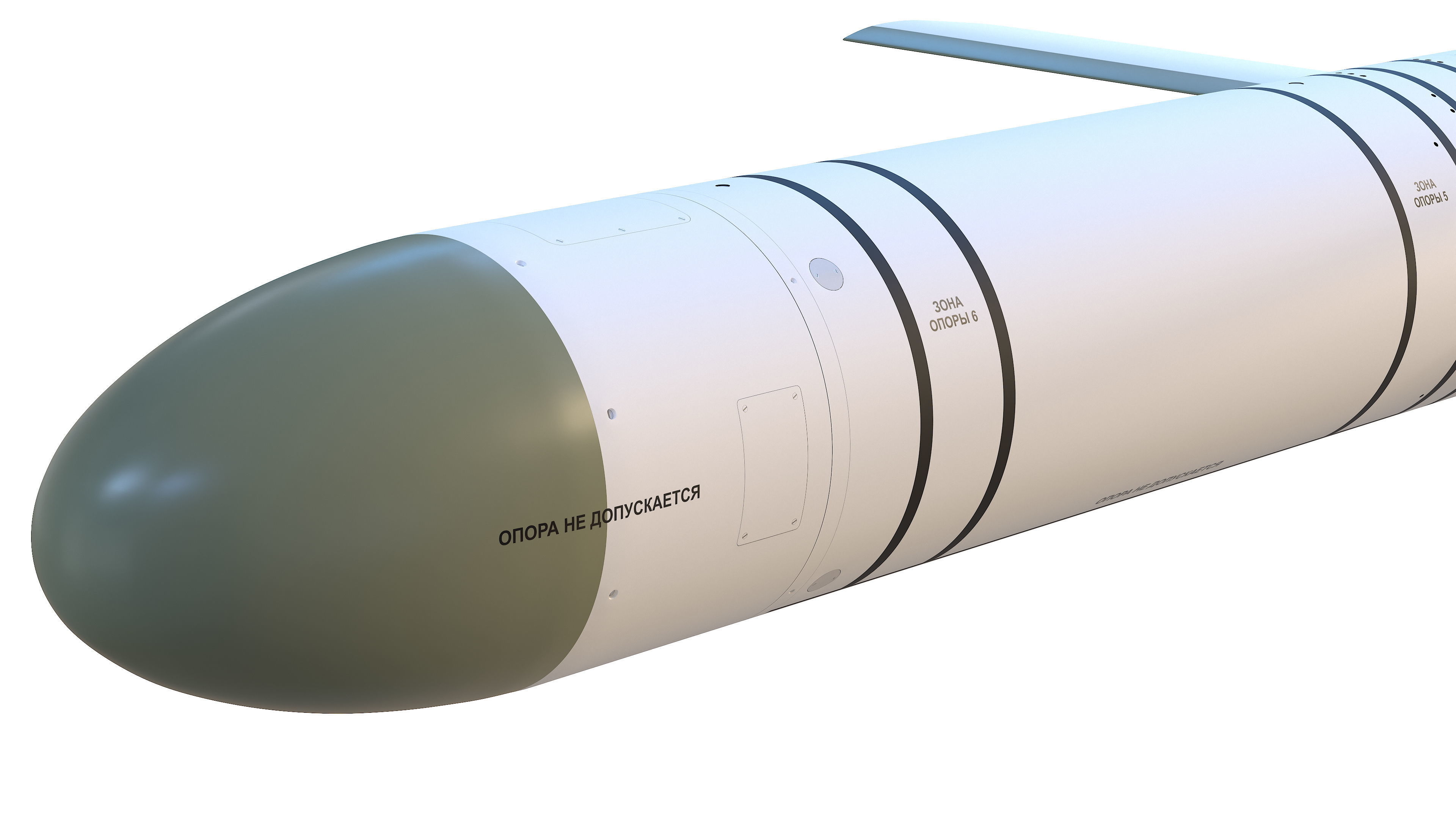9M727 version of R-500 missile for Iskander-K system 3D model_8