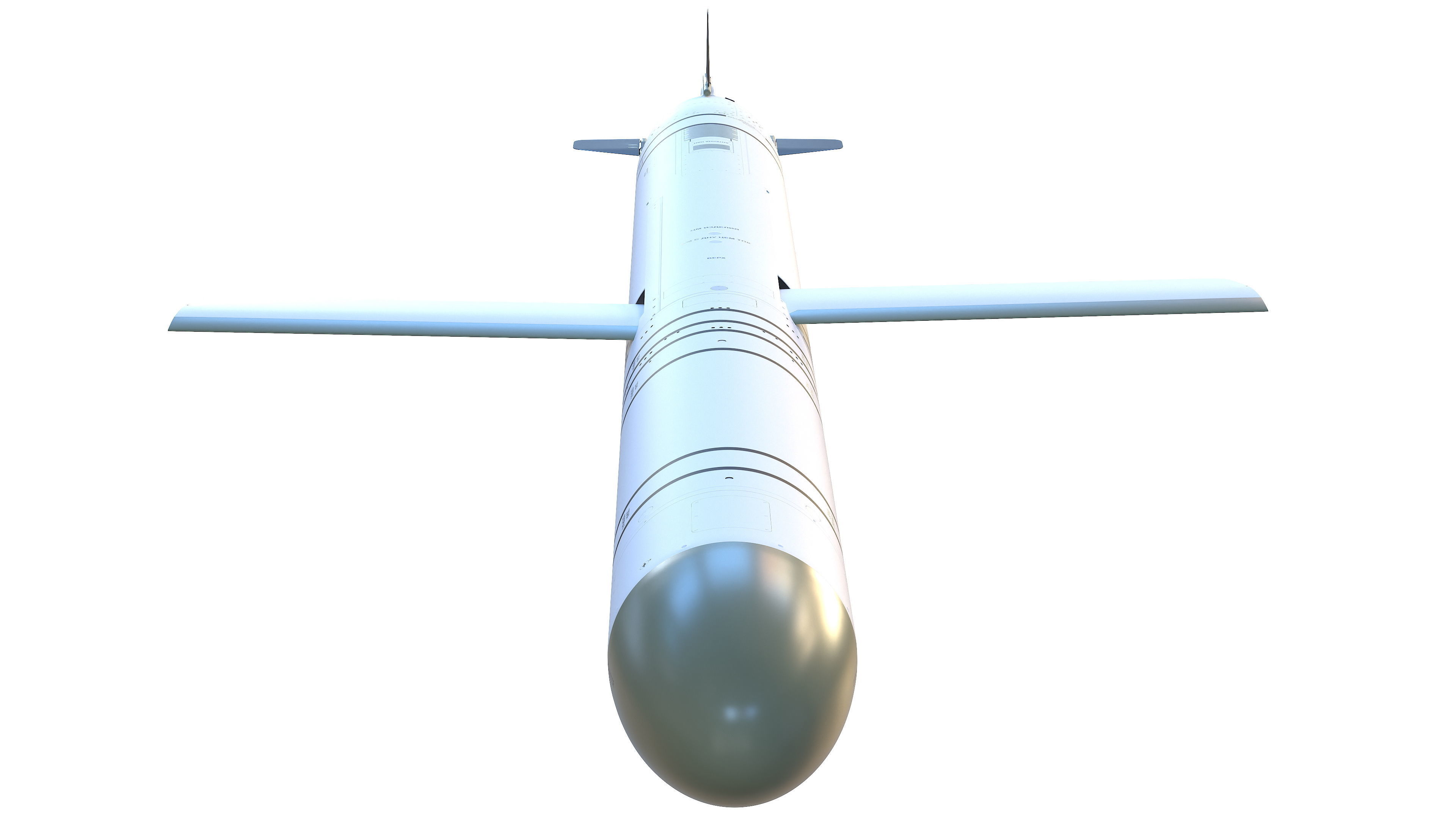 9M727 version of R-500 missile for Iskander-K system 3D model_12