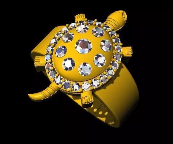 tortoise ring 3dm file 3D print model