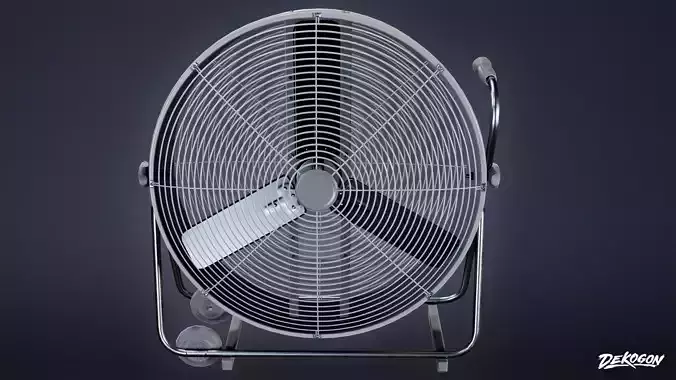 HIGH SCHOOL GYM - Fan 01 - LOW POLY