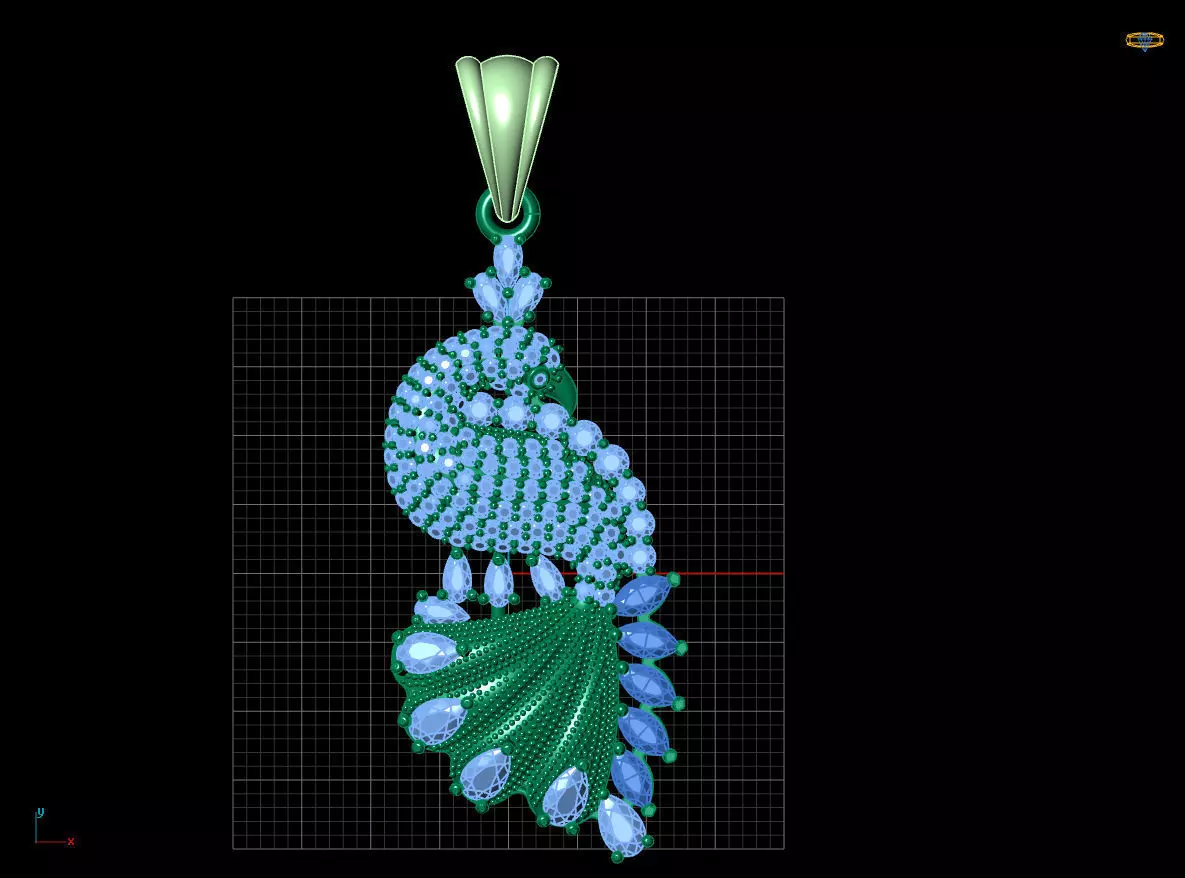 PENDANTS BIRD 3D print model_0