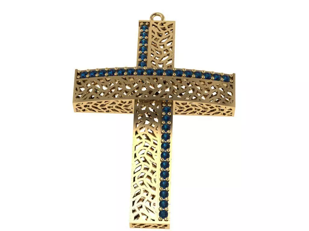 cross jesus christian pendant Free 3D print model