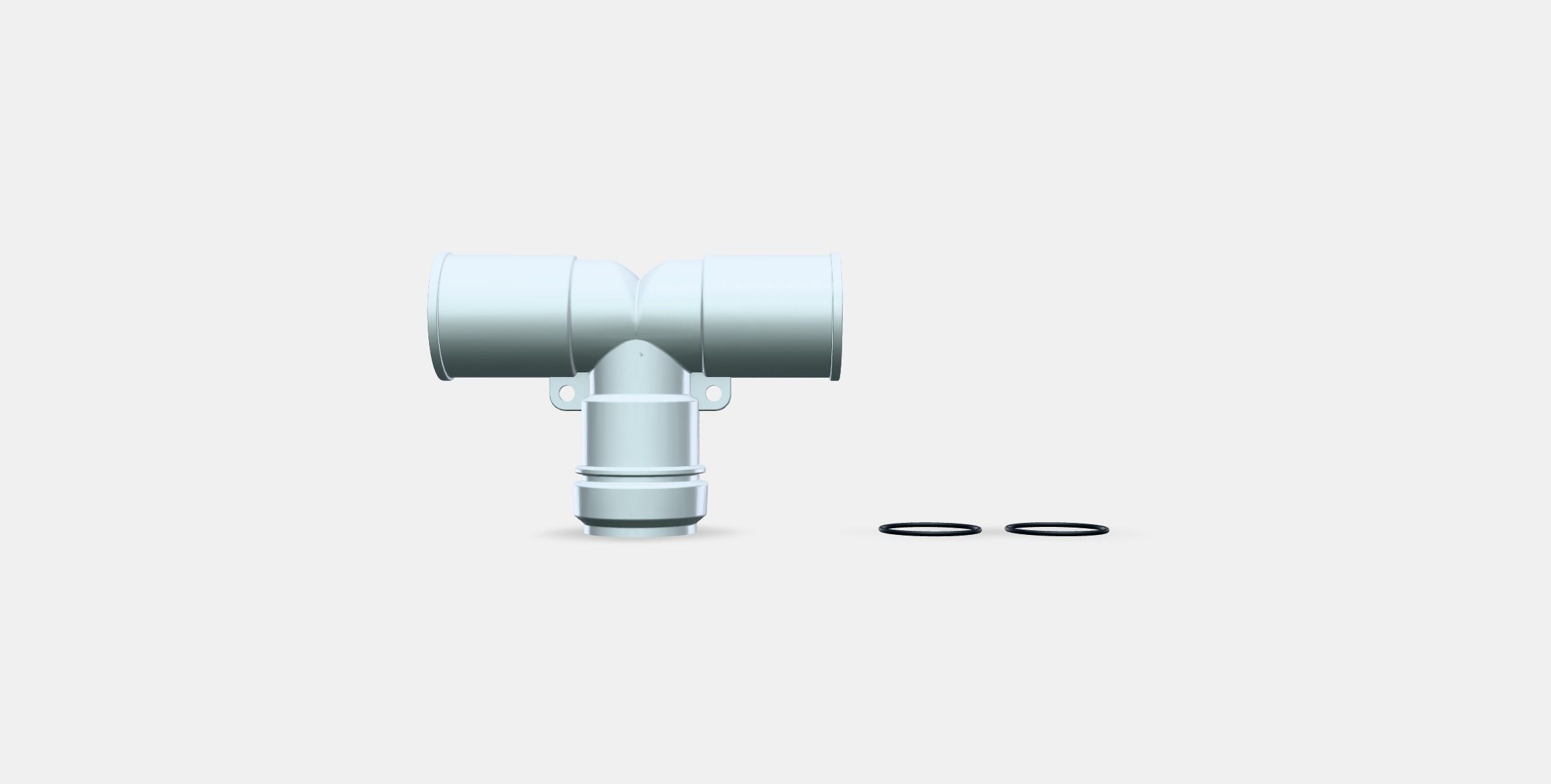 TRILLINGEN Connecting fitting Low-poly 3D model_9