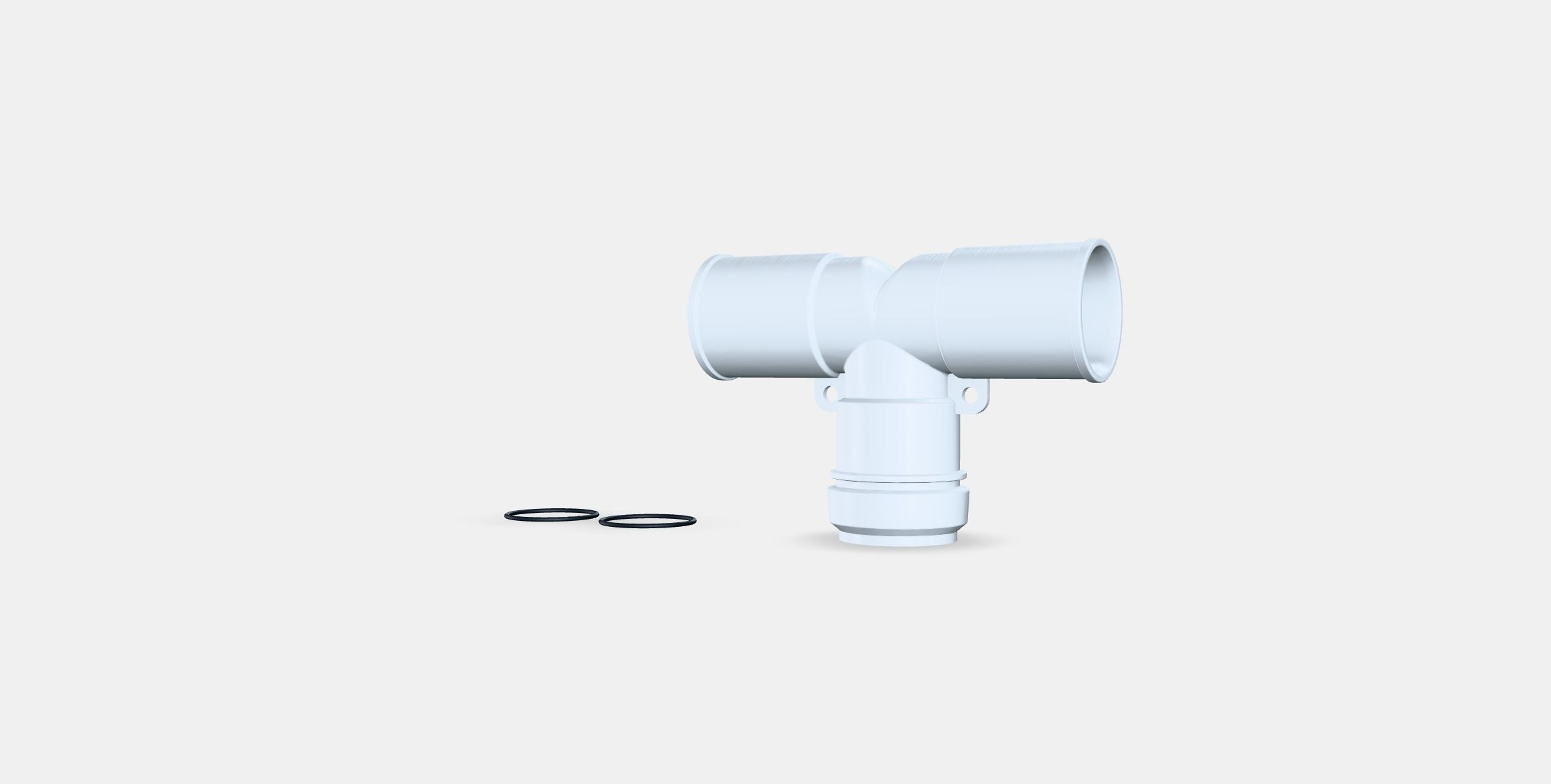 TRILLINGEN Connecting fitting Low-poly 3D model_4
