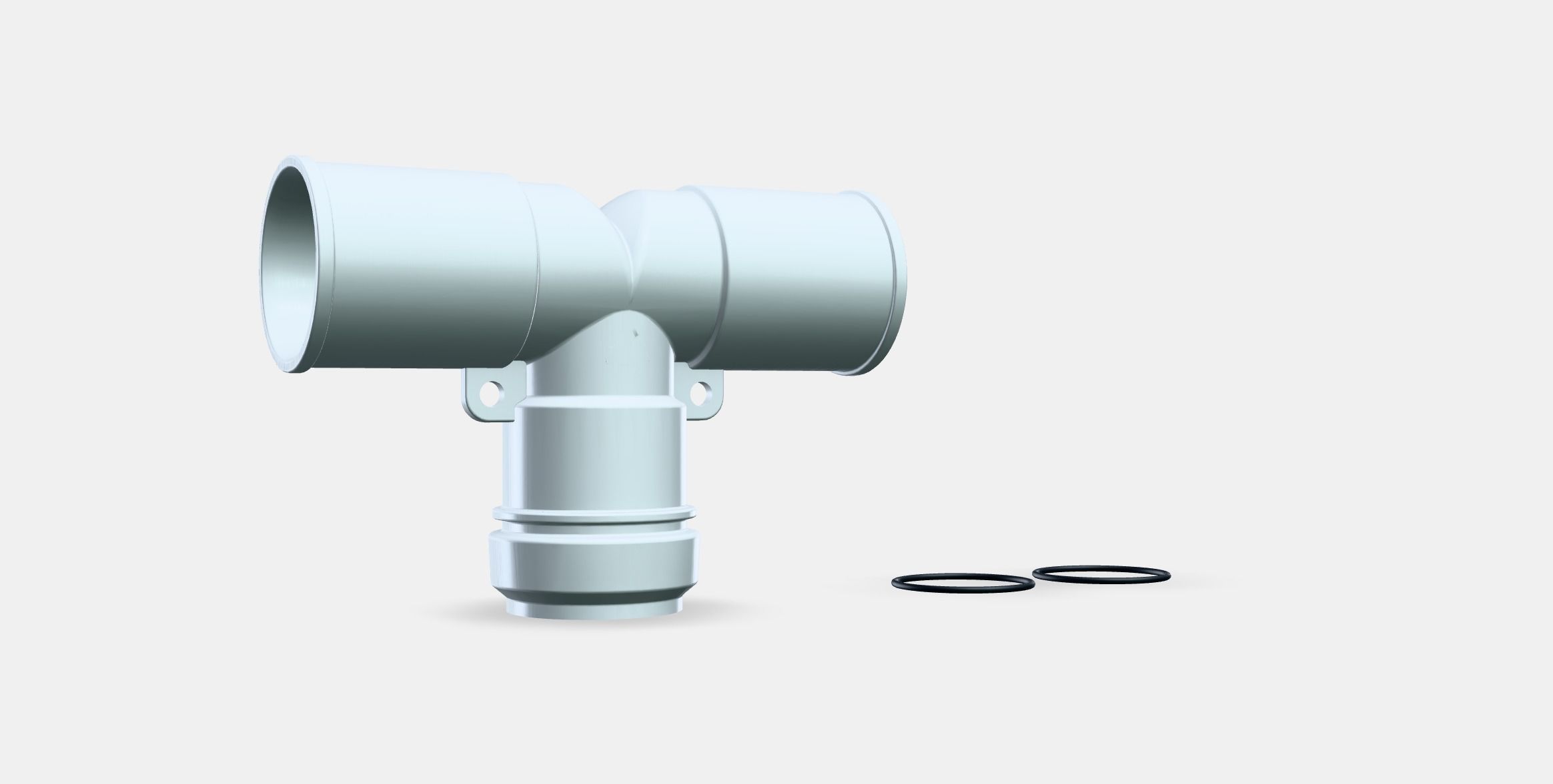 TRILLINGEN Connecting fitting Low-poly 3D model_8