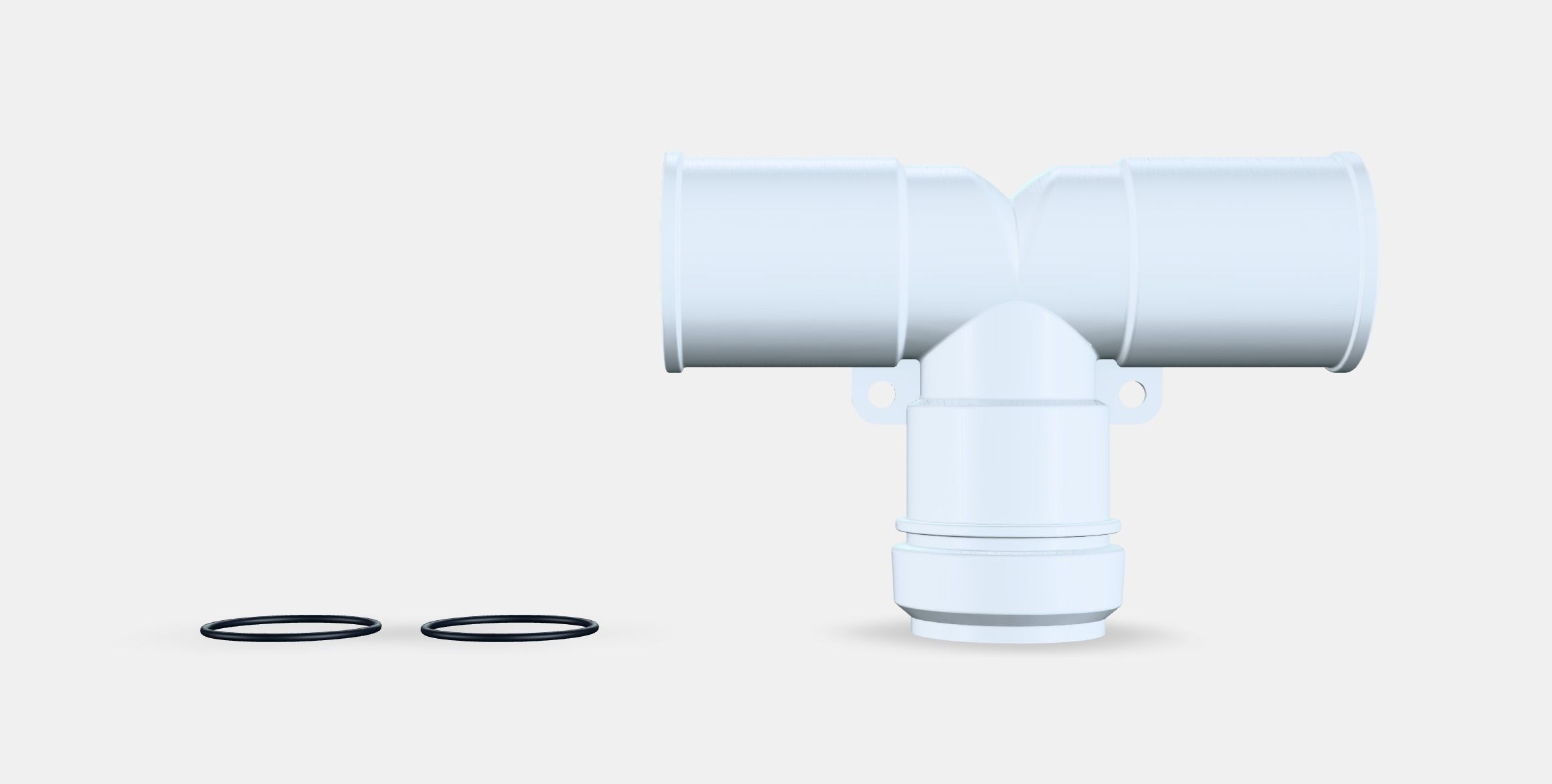 TRILLINGEN Connecting fitting Low-poly 3D model_14