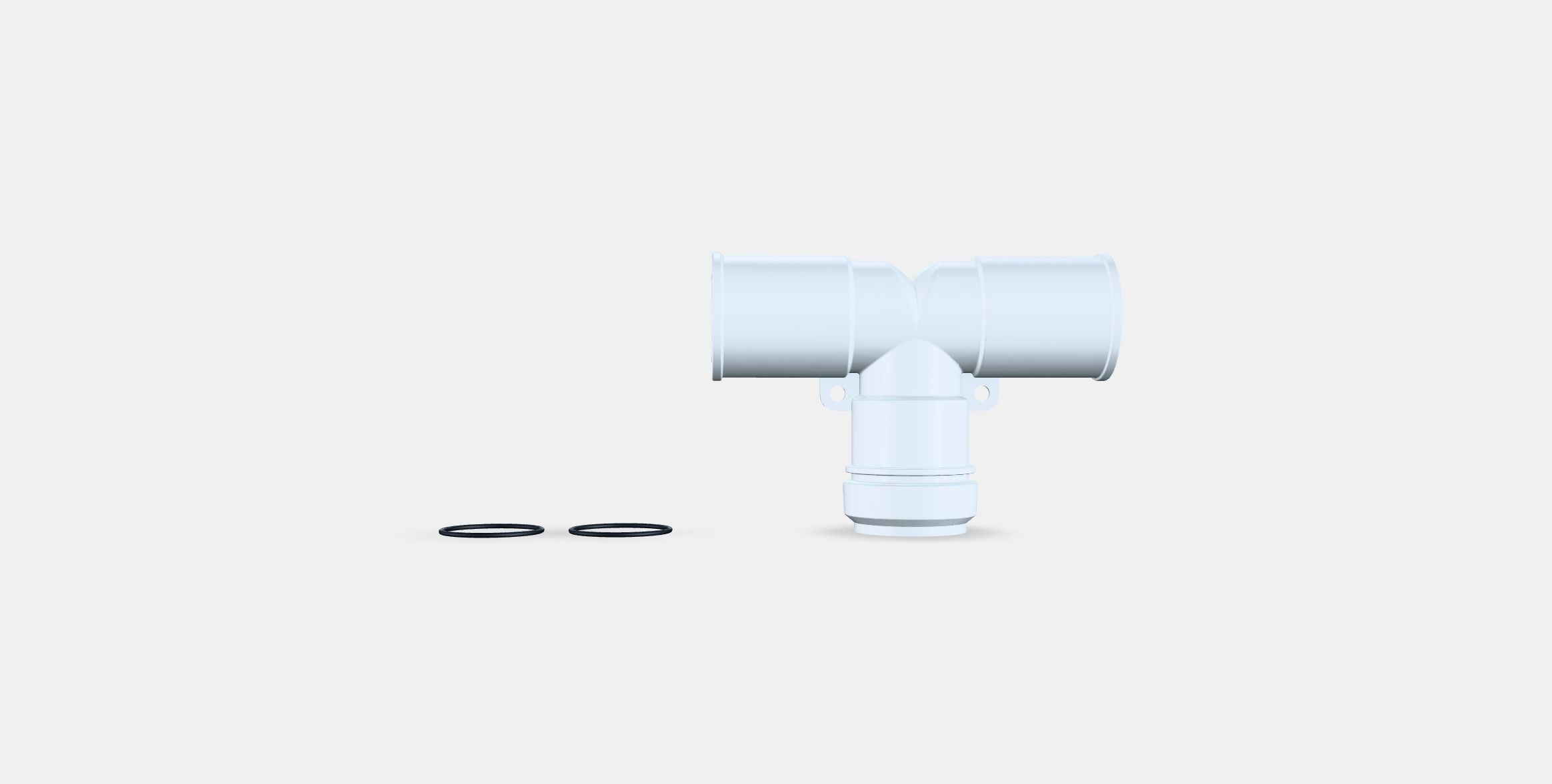 TRILLINGEN Connecting fitting Low-poly 3D model_13