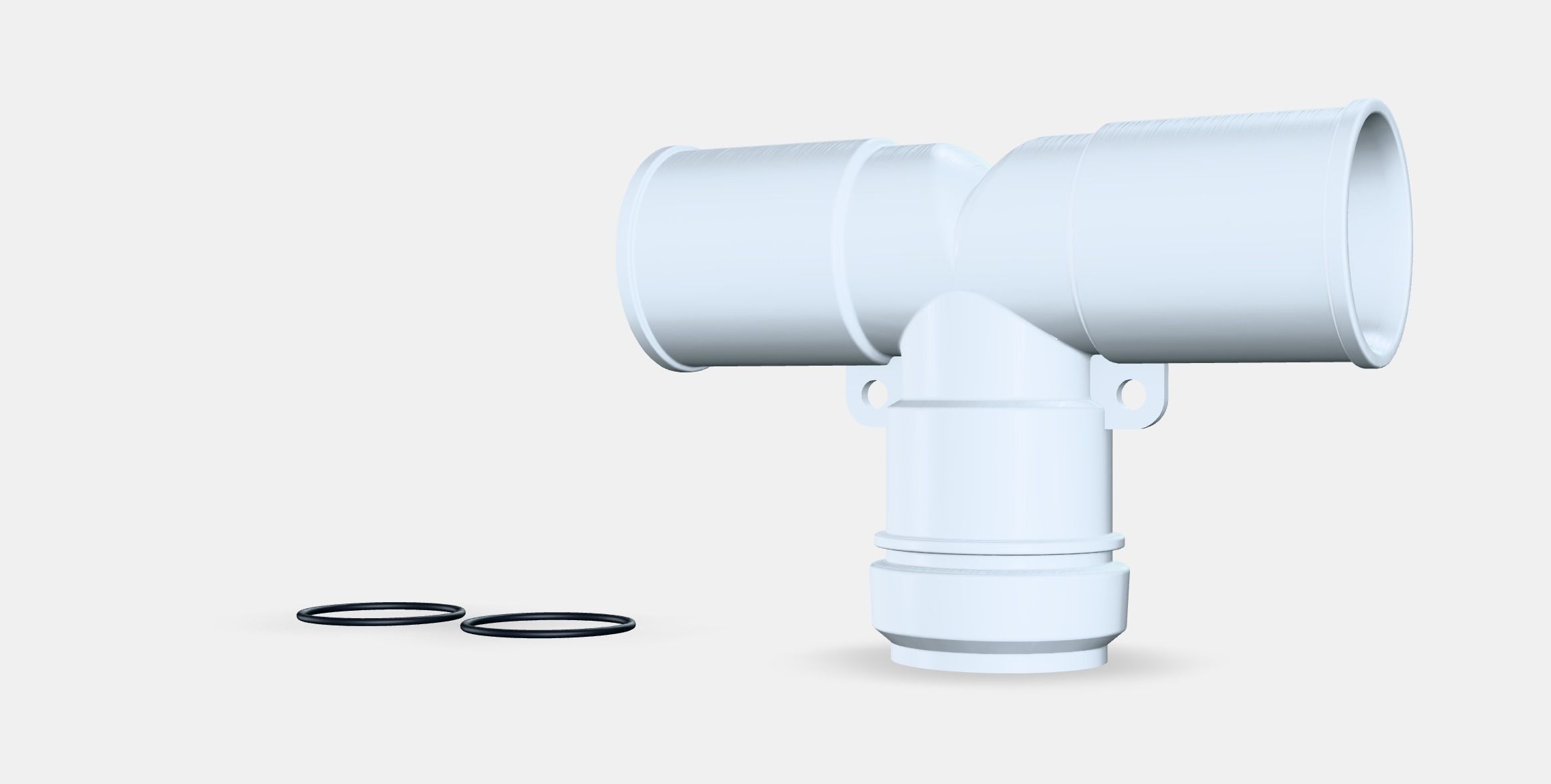 TRILLINGEN Connecting fitting Low-poly 3D model_5