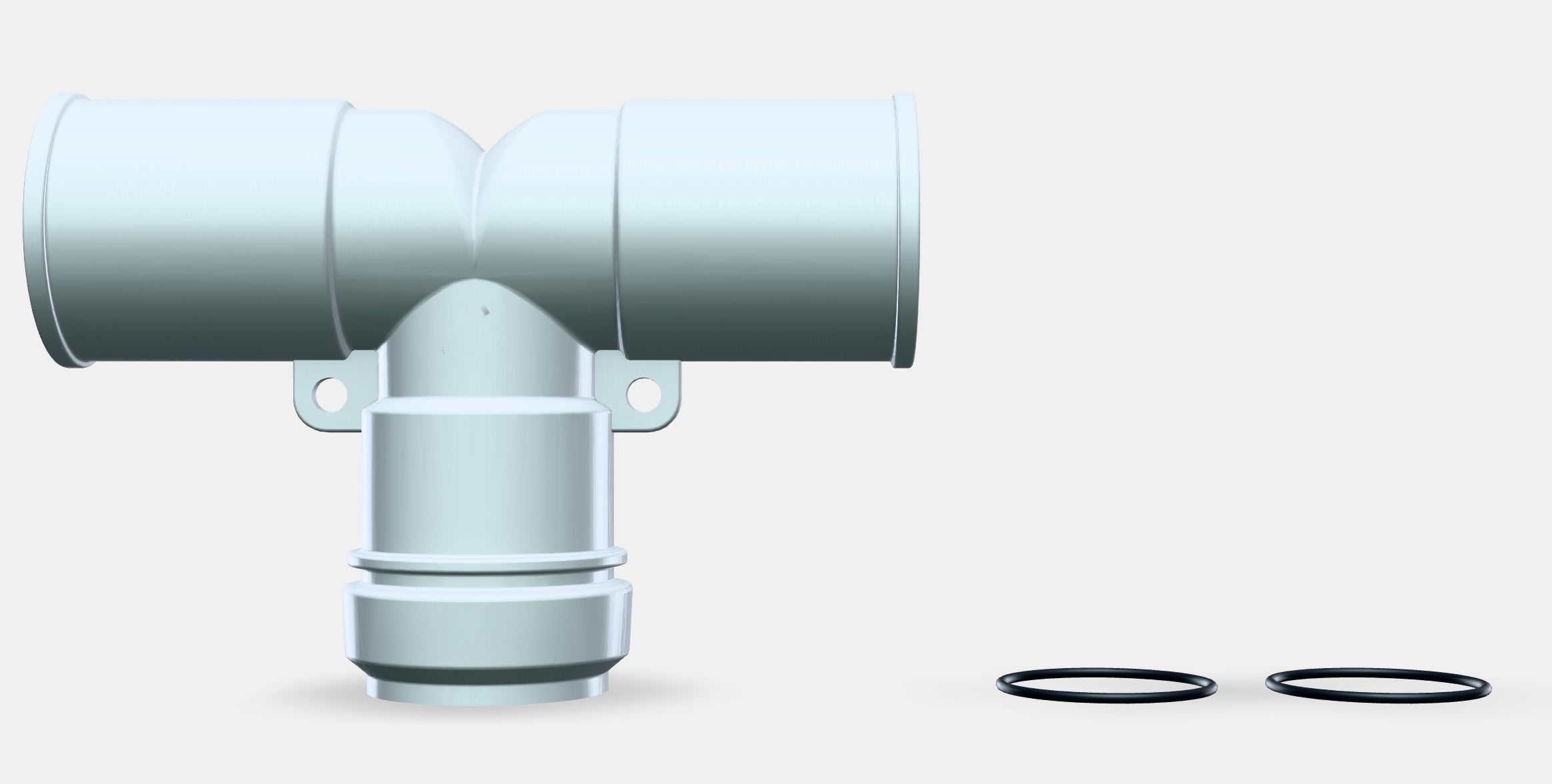 TRILLINGEN Connecting fitting Low-poly 3D model_10
