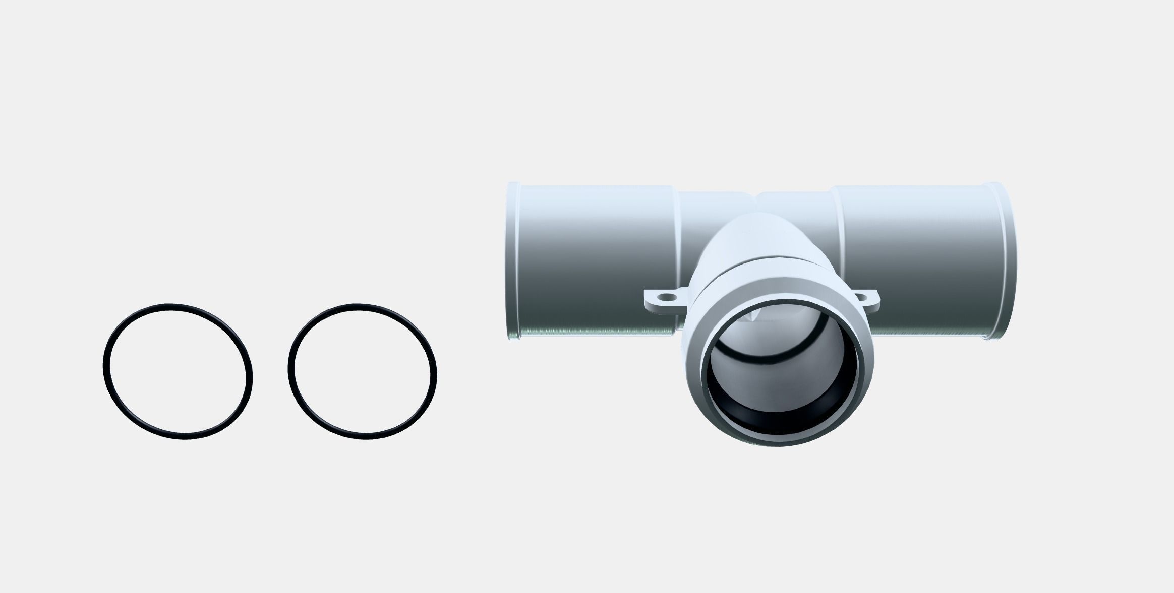 TRILLINGEN Connecting fitting Low-poly 3D model_7