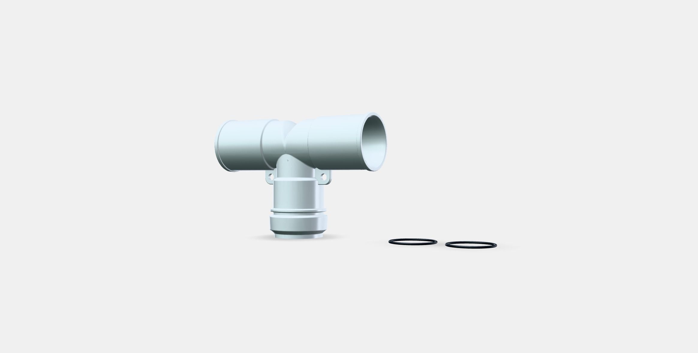 TRILLINGEN Connecting fitting Low-poly 3D model_11