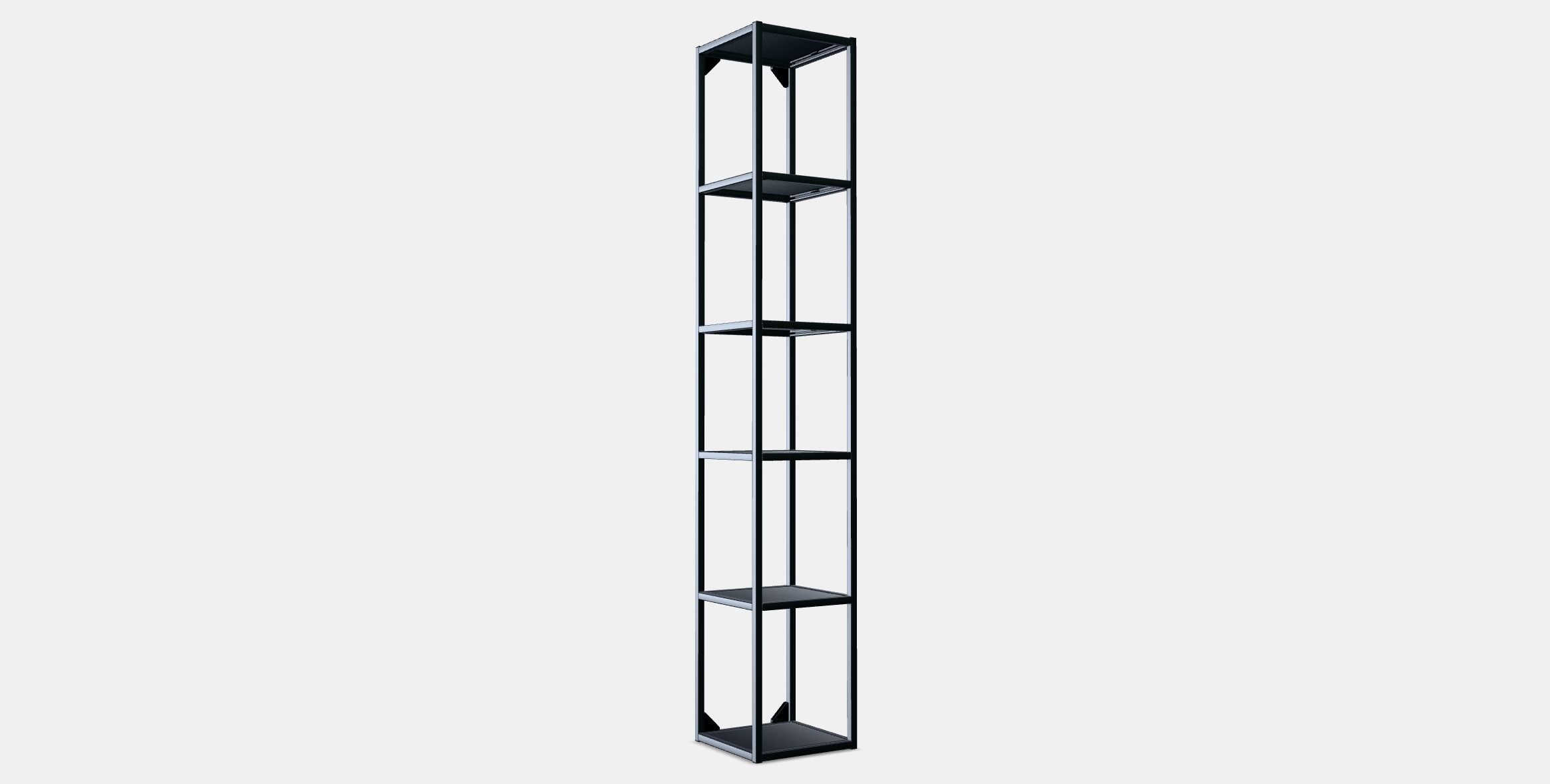 ENHET High fr w shelves 2 Low-poly 3D model_3