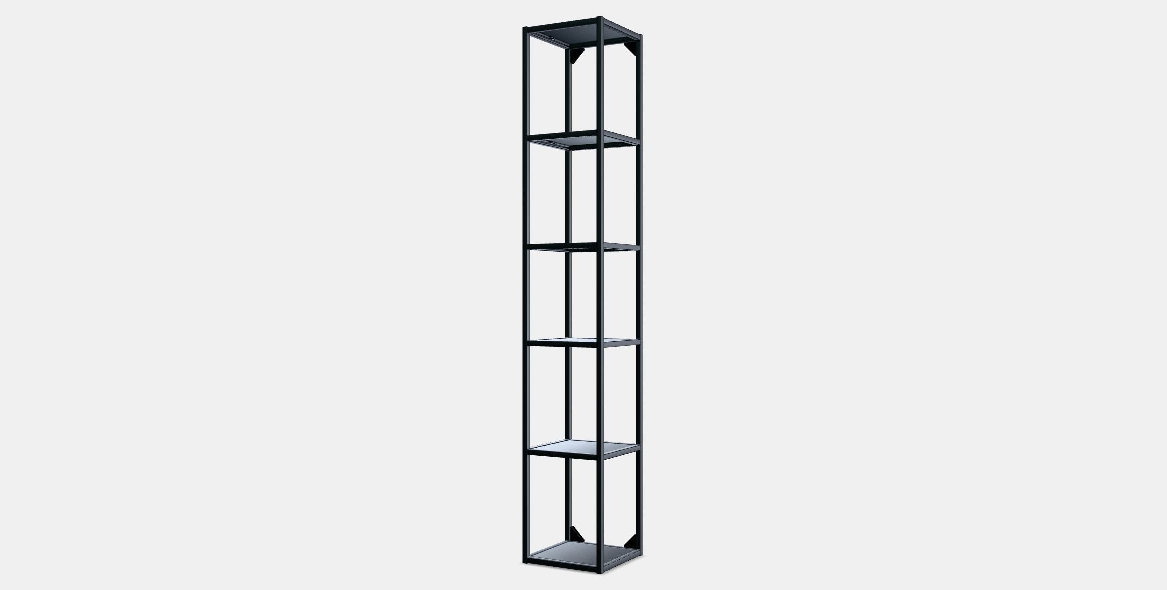 ENHET High fr w shelves 2 Low-poly 3D model_12