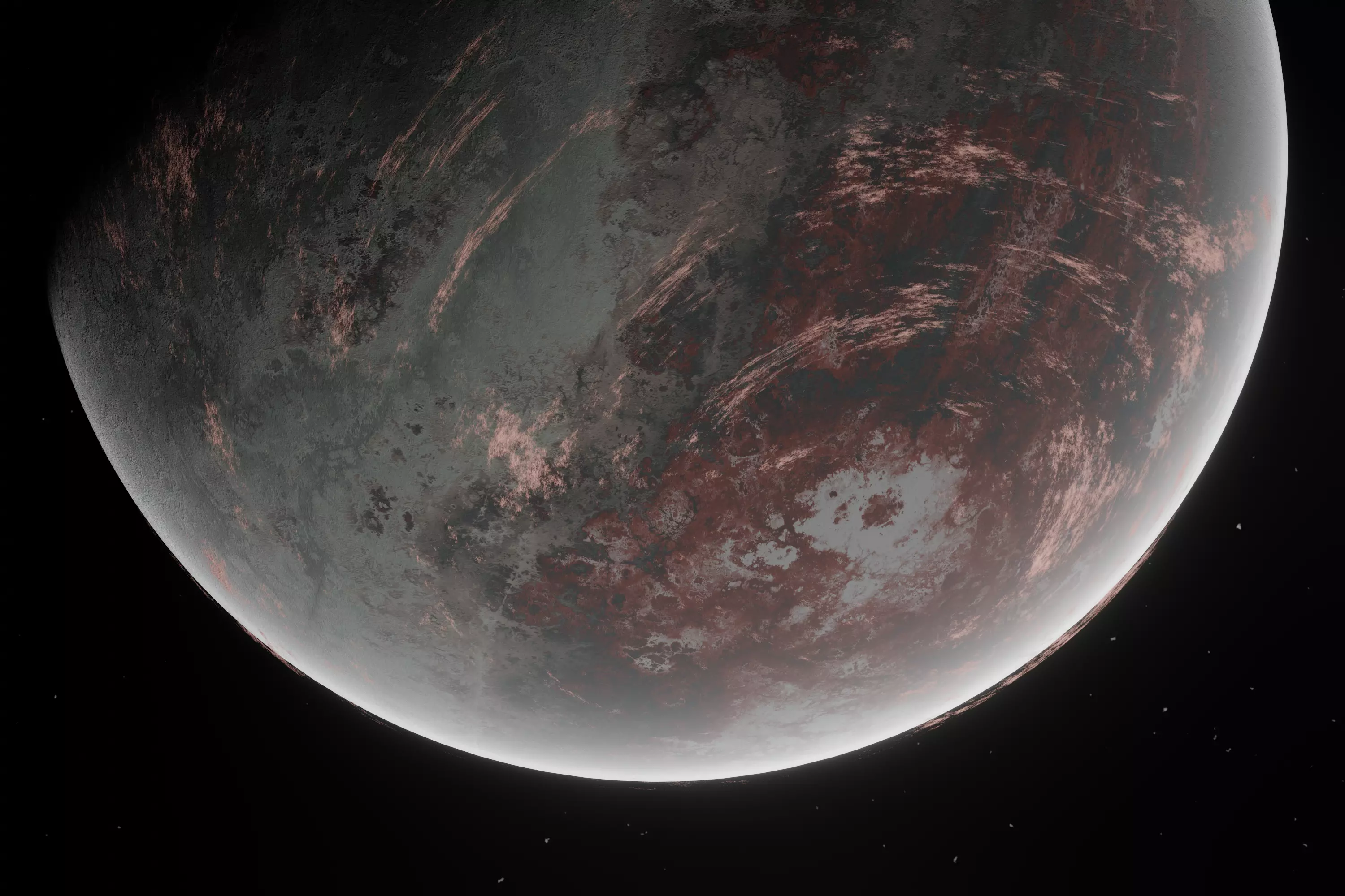 Planet Space Ready to game  Low-poly 3D model_0