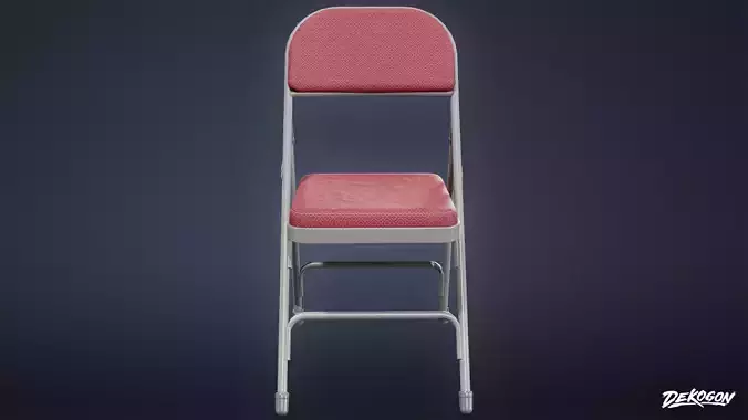 HIGH SCHOOL GYM - Folding Chair 01 - LOW POLY