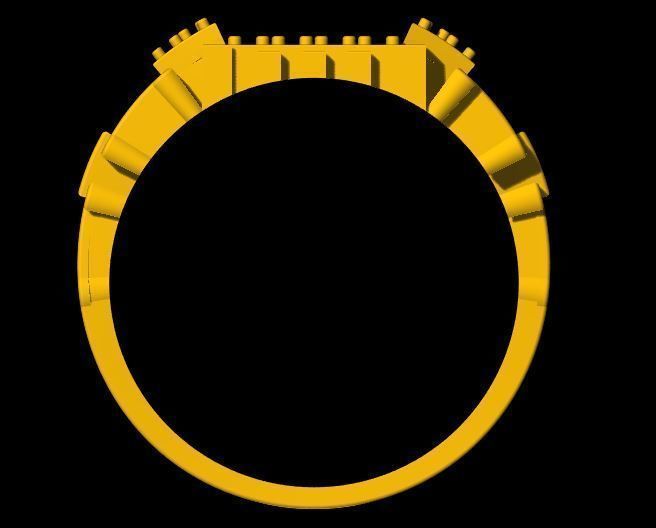 men ring 3dm file 3D print model_6