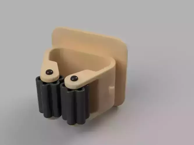 Broom and Mop Holder 3D print model