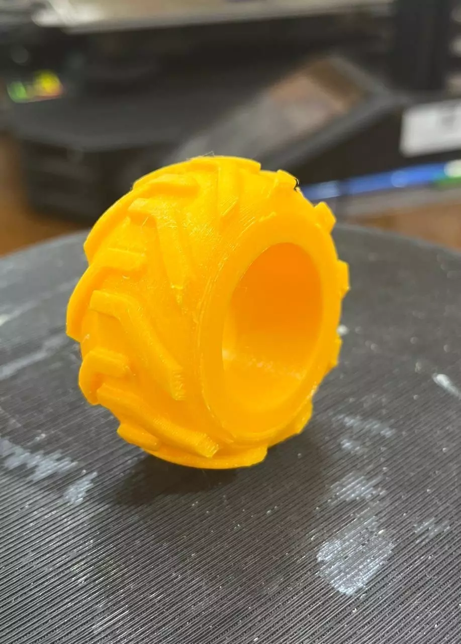 Die cast Truck OFF ROAD tyre - Rugged 3D print model