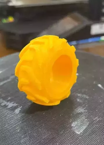 Die cast Truck OFF ROAD tyre - Rugged 3D print model